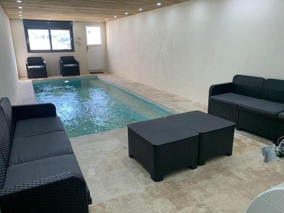 Villa Piscine/Spa Prive Interieur 33° Zoo De La Fleche 24H Du Mans Екстериор снимка